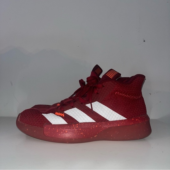 adidas Mens Pro Next 2019 Shoes Basketball size 10 red and orange - Picture 4 of 8